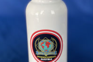 Isolierflasche Weiß